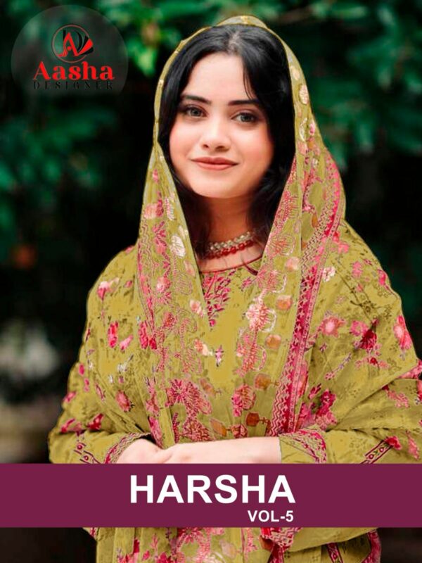 AASHA DESIGNER HARSHA VOL 5 COTTON SALWAR KAMEEZ WHOLESALER IN SURAT 1.jpg