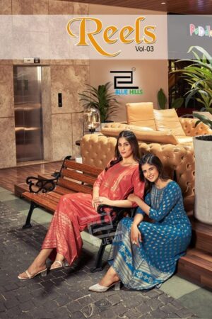 BLUE HILLS REELS VOL 3 RAYON FOIL PRINT KURTIS CATALOGUE WHOLESALER IN SURAT 12.jpg