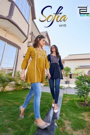 BLUE HILLS SOFIA VOL 5 RAYON SHORT KURTIS DISTRIBUTOR IN SURAT 1.jpg
