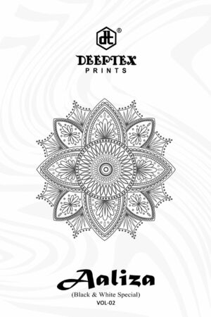 DEEPTEX PRINTS AALIZA BLACK WHITE VOL 2 COTTON SALWAR SUIT SUPPLIER IN SURAT 1.jpg