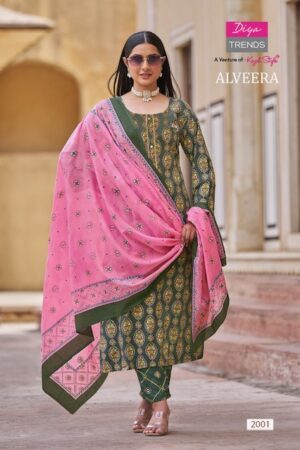 DIYA TRENDS ALVEERA RAYON KURTI WITH PANT DUPATTA WHOLESALER IN SURAT 1.jpg