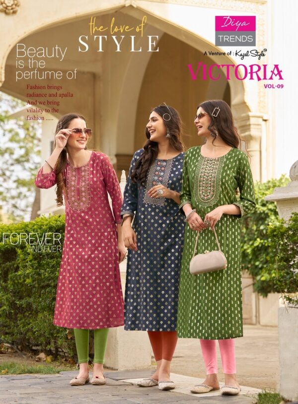 DIYA TRENDS VICTORIA VOL 9 RAYON KURTIS CATALOGUE WHOLESALER IN SURAT 1.jpg
