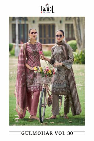 ISHAAL PRINTS GULMOHAR VOL 30 COTTON SALWAR KAMEEZ WHOLESALER IN SURAT 1.jpg