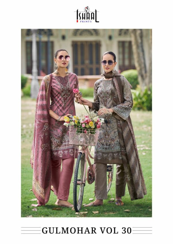 ISHAAL PRINTS GULMOHAR VOL 30 COTTON SALWAR KAMEEZ WHOLESALER IN SURAT 1.jpg
