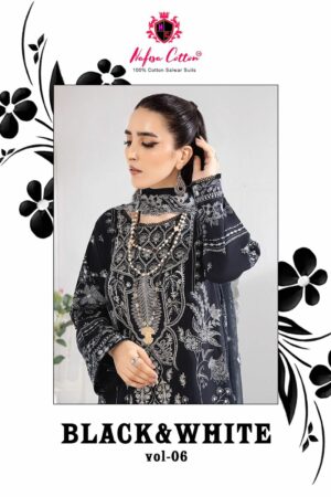 NAFISA COTTON BLACK AND WHITE KARACHI QUEEN VOL 6 SALWAR SUIT SUPPLIER IN SURAT 2.jpg