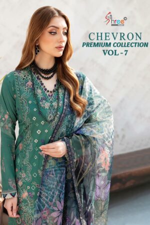 SHREE FABS CHEVRON PREMIUM COLLECTION VOL 7 SALWAR SUIT WHOLESALER IN SURAT 7.jpg
