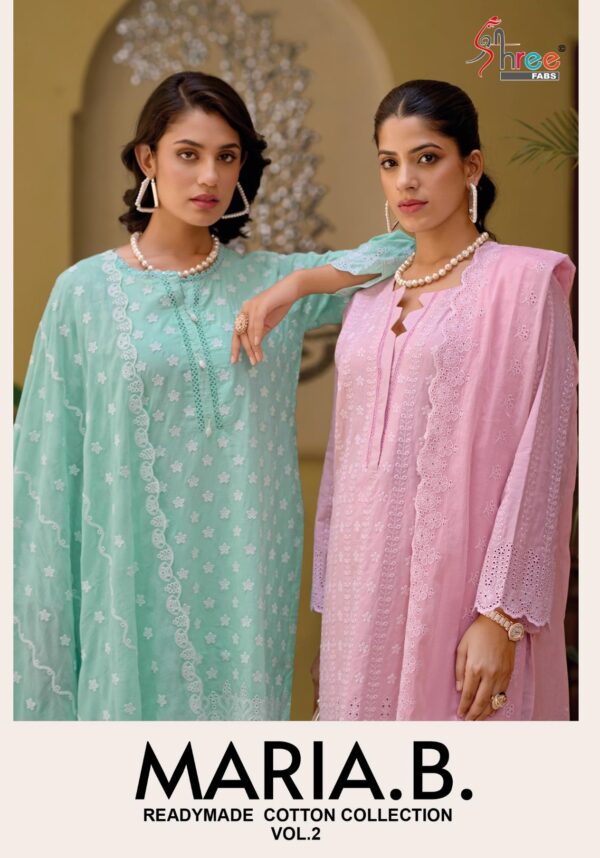 SHREE FABS MARIA B VOL 2 READYMADE COTTON COLLECTION SUITS SUPPLIER IN SURAT 9.jpg