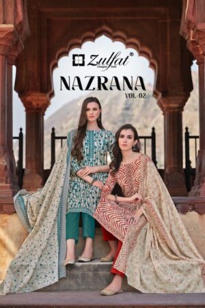 ZULFAT NAZRANA VOL 2 COTTON PRINT SALWAR KAMEEZ WHOLESALER IN SURAT 1.jpg