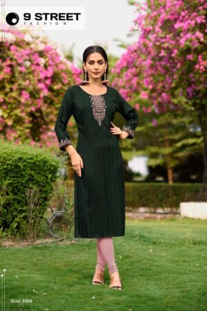 thumbs 9 STREET AARADHYA RAYON EMBROIDERY KURTIS CATALOGUE WHOLESALER IN SURAT 2