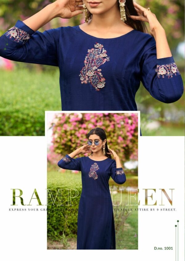 thumbs 9 STREET AARADHYA RAYON EMBROIDERY KURTIS CATALOGUE WHOLESALER IN SURAT 7