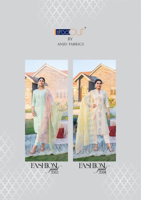 thumbs ANJU FABRICS FASHION POINT VOL 2 KURTI PANT WITH DUPATTA WHOLESALER IN SURAT 5.jpg