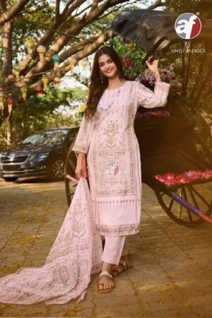 thumbs ANJU FABRICS FLAIRS VOL 3 COTTON KURTI PANT WITH DUPATTA WHOLESALER IN SURAT 1.jpg