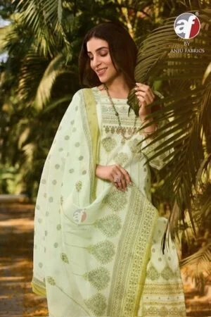 thumbs ANJU FABRICS FLAIRS VOL 3 COTTON KURTI PANT WITH DUPATTA WHOLESALER IN SURAT 10.jpg