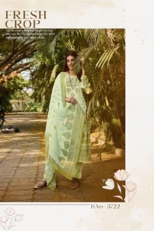 thumbs ANJU FABRICS FLAIRS VOL 3 COTTON KURTI PANT WITH DUPATTA WHOLESALER IN SURAT 11.jpg