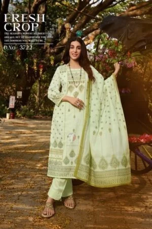 thumbs ANJU FABRICS FLAIRS VOL 3 COTTON KURTI PANT WITH DUPATTA WHOLESALER IN SURAT 15.jpg