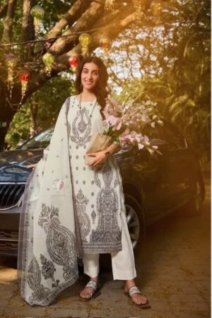 thumbs ANJU FABRICS FLAIRS VOL 3 COTTON KURTI PANT WITH DUPATTA WHOLESALER IN SURAT 23.jpg