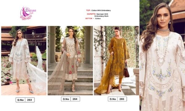 thumbs DINSAA SUIT MARIA B LAWN VOL 1 PAKISTANI SALWAR SUIT WHOLESALER IN SURAT 4.jpg