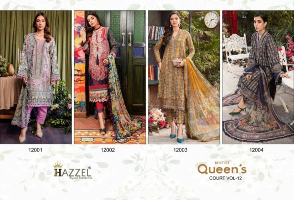thumbs HAZZEL QUEENS COURT VOL 12 COTTON PRINT SALWAR KAMEEZ WHOLESALER IN SURAT 6.jpg