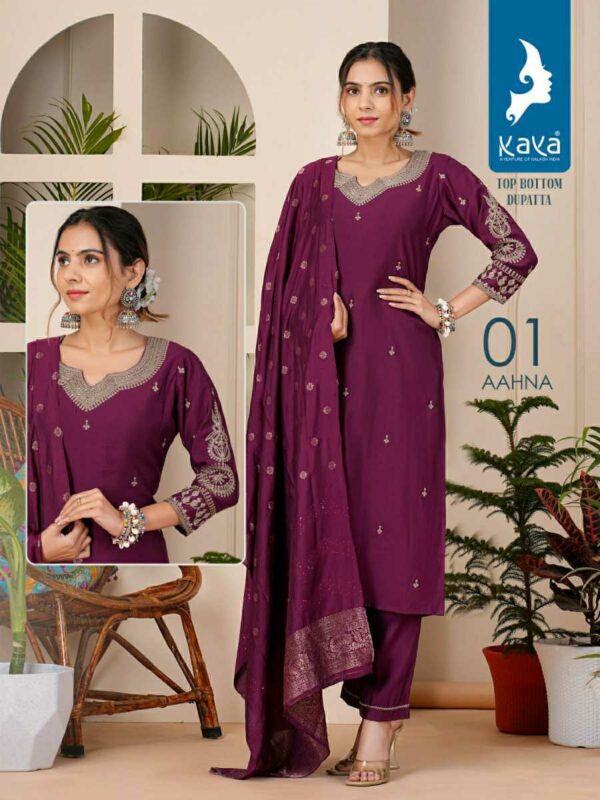 thumbs KAYA KURTI AAHNA ROMAN SILK READYMADE KURTIS CATALOGUE DISTRIBUTOR IN SURAT 2.jpg