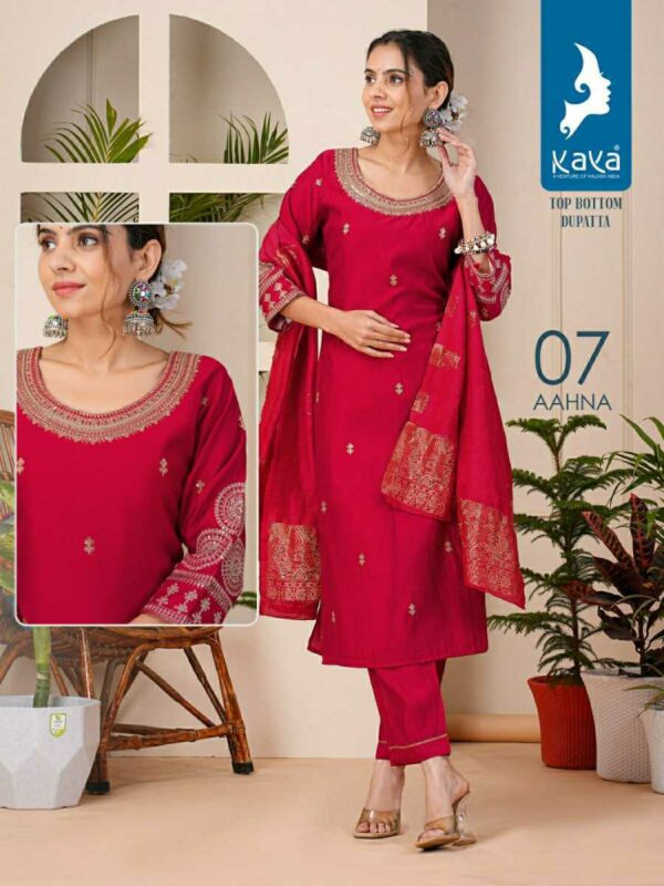 thumbs KAYA KURTI AAHNA ROMAN SILK READYMADE KURTIS CATALOGUE DISTRIBUTOR IN SURAT 4.jpg