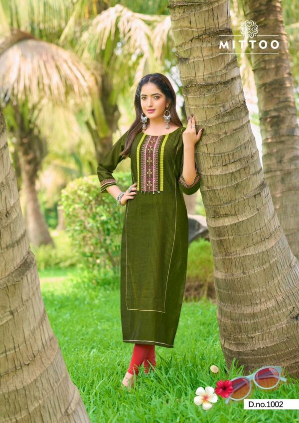 thumbs MITTOO MAHIKA VISCOSE HANDWORK KURTIS CATALOGUE WHOLESALER IN SURAT 7.jpg