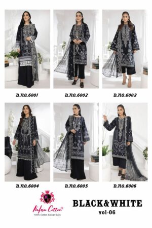 thumbs NAFISA COTTON BLACK AND WHITE KARACHI QUEEN VOL 6 SALWAR SUIT SUPPLIER IN SURAT 1.jpg