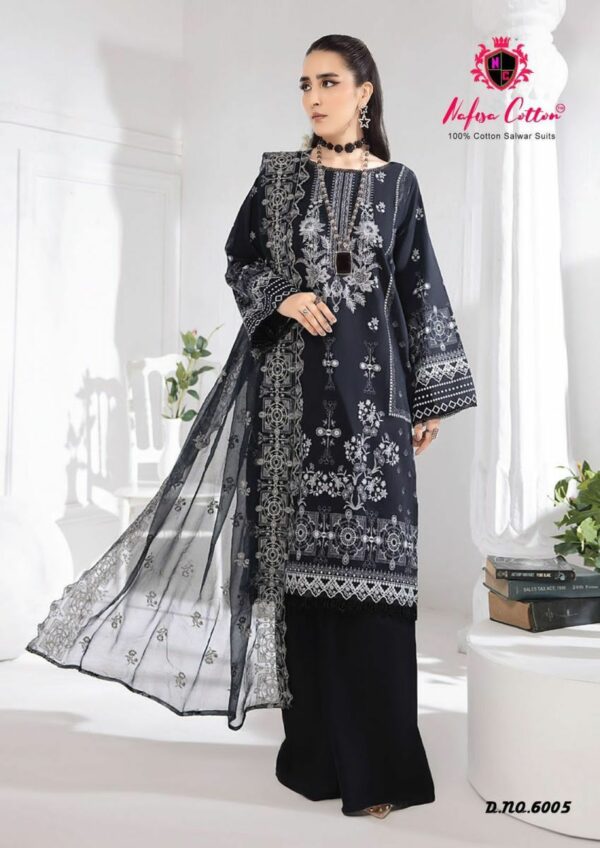 thumbs NAFISA COTTON BLACK AND WHITE KARACHI QUEEN VOL 6 SALWAR SUIT SUPPLIER IN SURAT 7.jpg