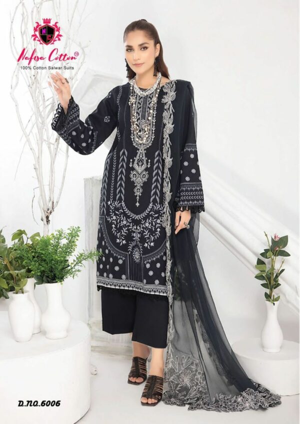 thumbs NAFISA COTTON BLACK AND WHITE KARACHI QUEEN VOL 6 SALWAR SUIT SUPPLIER IN SURAT 8.jpg