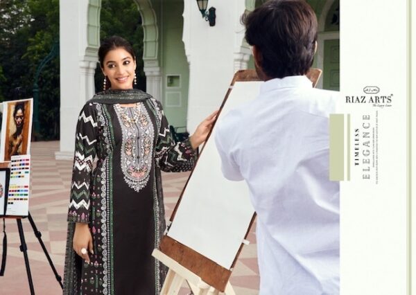 thumbs RIAZ ARTS THE ARTIST KARACHI LAWN EMBROIDERY SALWAR SUIT WHOLESALER IN SURAT 8.jpg