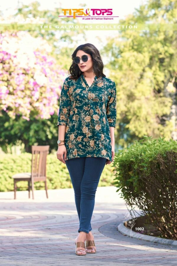 thumbs TIPS TOPS COTTON SHORTIES VOL 5 COTTON SHORT KURTIS WHOLESALER IN SURAT 3.jpg