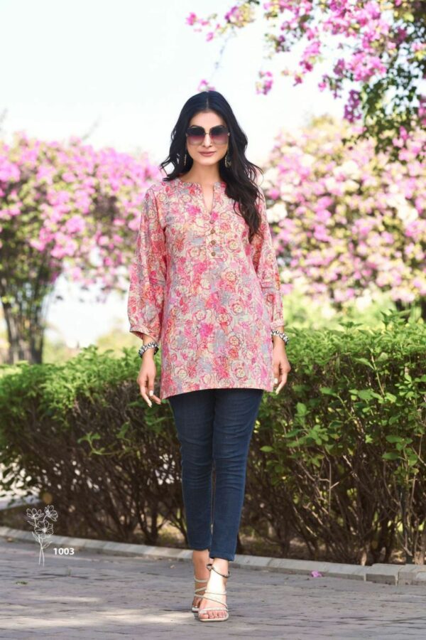 thumbs TIPS TOPS COTTON SHORTIES VOL 5 COTTON SHORT KURTIS WHOLESALER IN SURAT 4.jpg