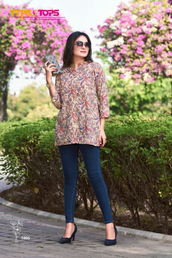 thumbs TIPS TOPS COTTON SHORTIES VOL 5 COTTON SHORT KURTIS WHOLESALER IN SURAT 6.jpg