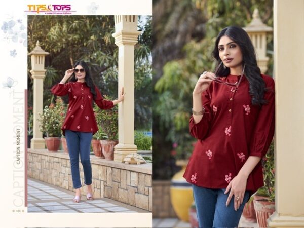 thumbs TIPS TOPS LIFESTYLE COTTON SHORT KURTIS WHOLESALER IN SURAT 2.jpg