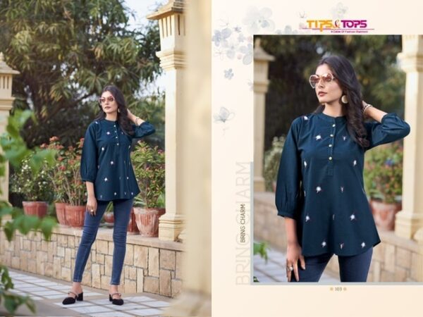 thumbs TIPS TOPS LIFESTYLE COTTON SHORT KURTIS WHOLESALER IN SURAT 4.jpg