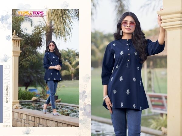 thumbs TIPS TOPS LIFESTYLE COTTON SHORT KURTIS WHOLESALER IN SURAT 6.jpg