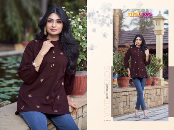 thumbs TIPS TOPS LIFESTYLE COTTON SHORT KURTIS WHOLESALER IN SURAT 7.jpg