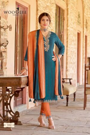 thumbs WOOGLEE KAAVISHA RAYON READYMADE KURTI CATALOGUE DISTRIBUTOR IN SURAT 2.jpg