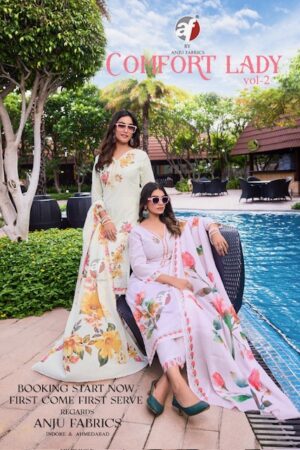 ANJU FABRICS COMFORT LADY 2 COTTON DIGITAL PRINT KURTI WHOLESALE 1.jpg