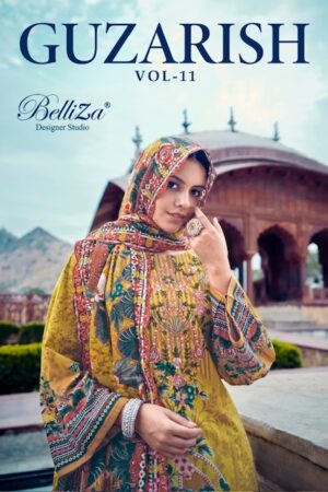 BELLIZA GUZARISH VOL 11 COTTON EMBROIDERY SALWAR SUIT WHOLESALER IN SURAT 13.jpg