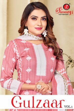 GANESH JI GULZAR VOL 1 COTTON SALWAR KAMEEZ WHOLESALER IN SURAT 1.jpg