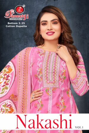 GANESH JI NAKASHI VOL 1 COTTON SALWAR SUIT DISTRIBUTOR IN SURAT 1.jpg