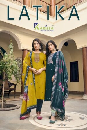 KARISSA LATIKA READYMADE RAYON KURTI PANT WITH DUPATTA SUPPLIER IN SURAT 1.jpg