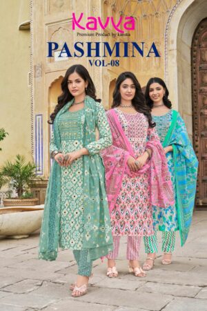 KAVYA PASHMINA VOL 8 READYMADE COTTON KURTI DISTRIBUTOR IN SURAT 12.jpg
