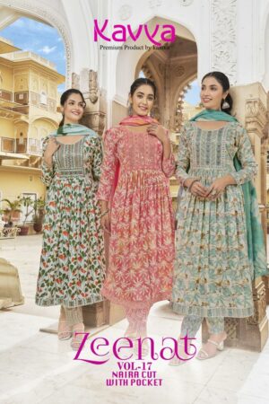 KAVYA ZEENAT VOL 17 NYRA CUT KURTIS 14.jpg