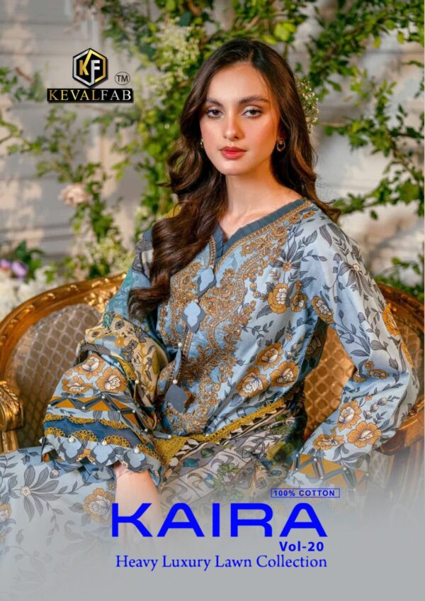 KEVAL FAB KAIRA VOL 20 HEAVY LUXURY LAWN COLLECTION SALWAR SUIT SUPPLIER IN SURAT 1.jpg