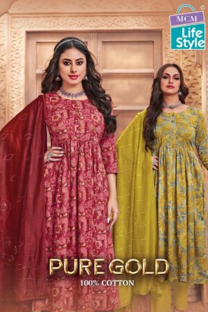 MCM LIFE STYLE PURE GOLD COTTON READYMADE KURTI WHOLESALER IN SURAT 1.jpg
