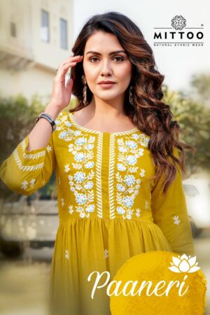 MITTOO PAANERI RAYON EMBROIDERY KURTI CATALOGUE DISTRIBUTOR IN SURAT 1.jpg