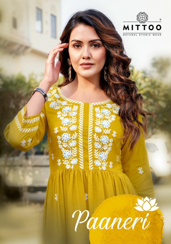 MITTOO PAANERI RAYON EMBROIDERY KURTI CATALOGUE DISTRIBUTOR IN SURAT 1.jpg