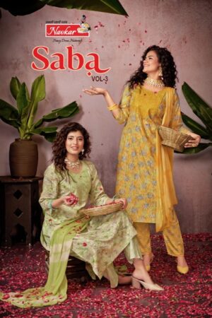 NAVKAR SABA VOL 3 REYON EMBROIDERED KURTIS CATALOGUE 12.jpg