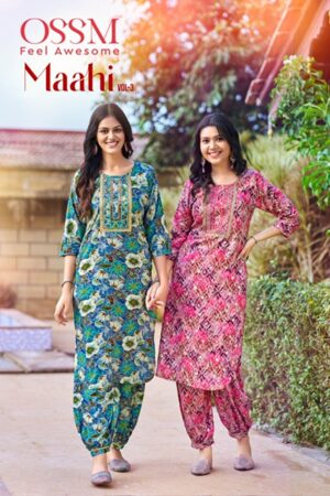 OSSM MAAHI VOL 3 RAYON CO ORD SET CATALOGUE WHOLESALER IN SURAT 1.jpg